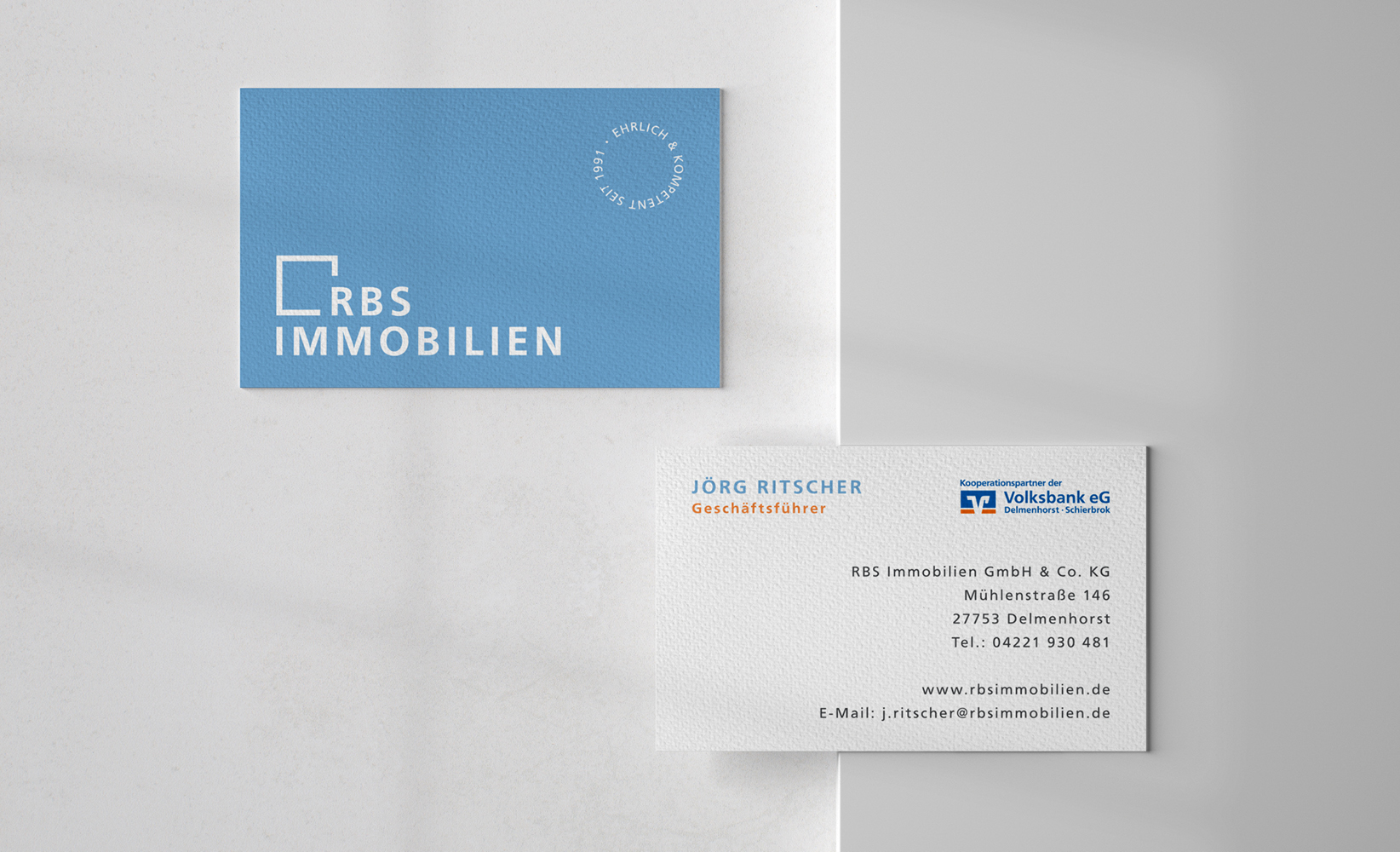 Visitenkarten RBS Immobilien